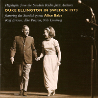 CD cover to Duke Ellington in Sweden 1973